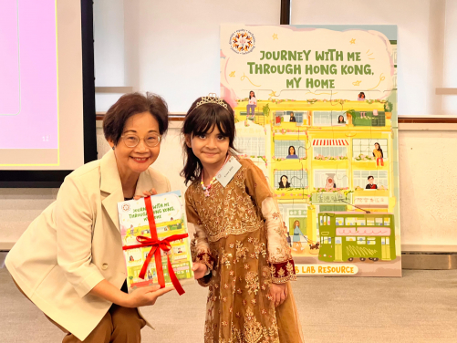 Ms. Linda Lam (left) and Miss Uswa Bibi.
 